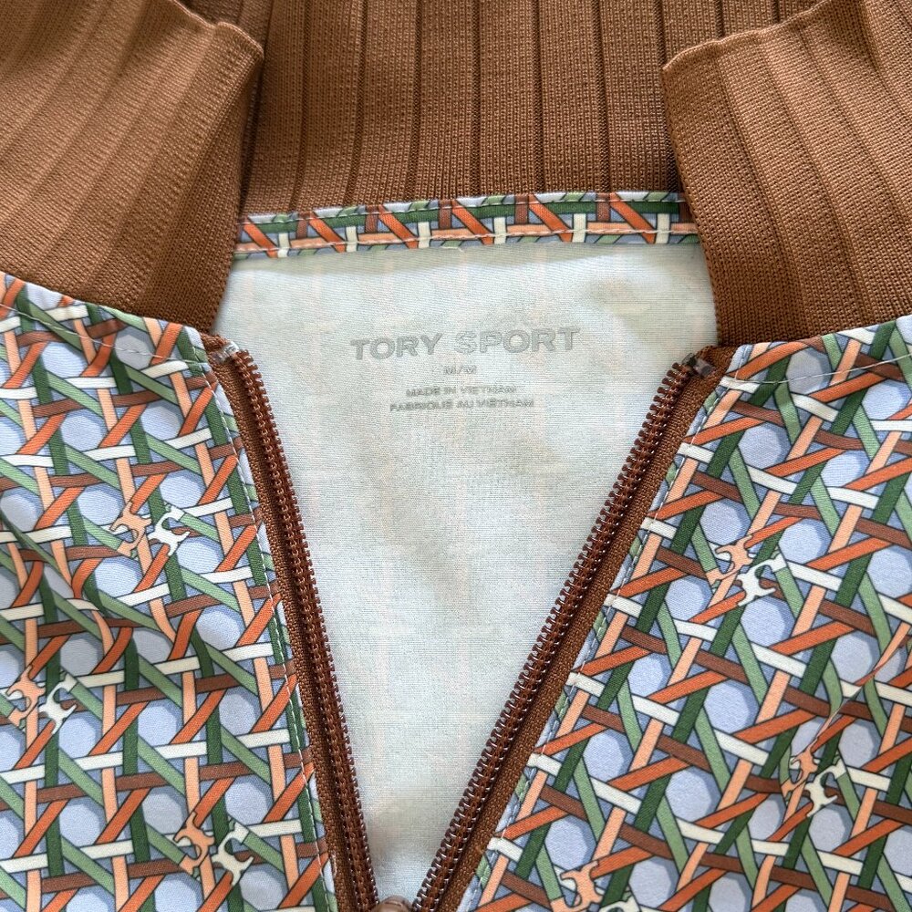 Tory Burch Pleated printed tennis dress